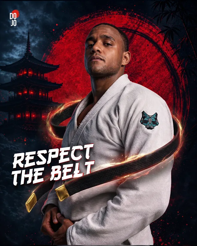 Dojo poster — Respect The Belt