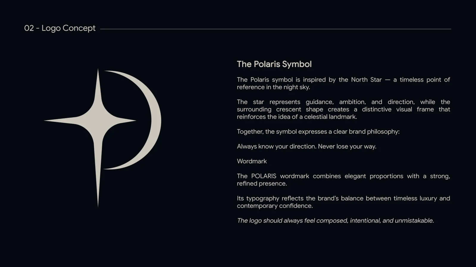 Polaris brand book — Logo Concept